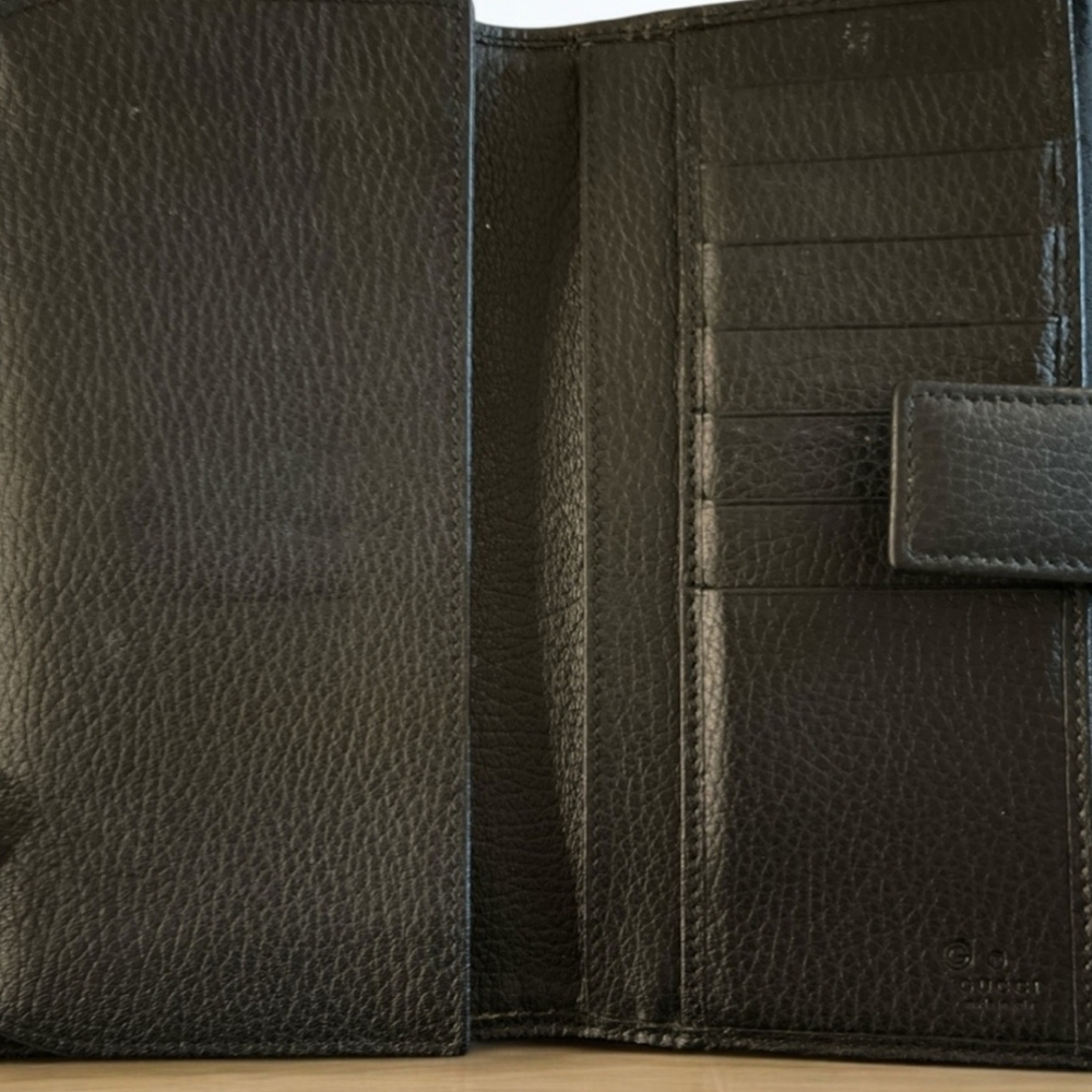 Gucci Monogram Eclipse Continental Wallet - image 4